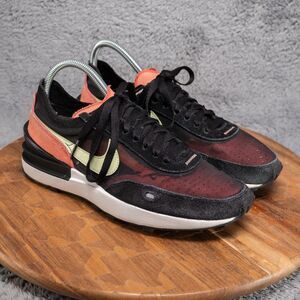 Nike Women's Waffle One Black Lime Ice Magic Ember Training Sneaker Size 8